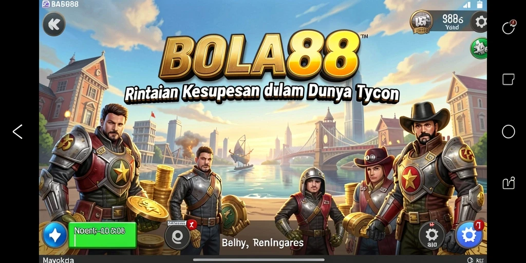 Tampilan gameplay BOLA88 yang menawan dan interaktif.