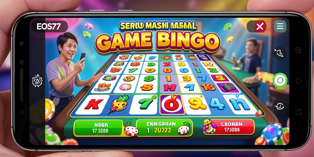 Tampilan screenshot gameplay Bingo di EOS77 yang penuh keseruan.