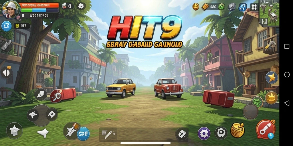 Menampilkan gameplay seru dari HIT9 yang penuh warna dan menantang.