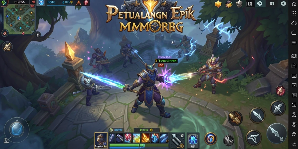 Gameplay seru dan mendebarkan di dunia <strong>HOYE55</strong> MMORPG.