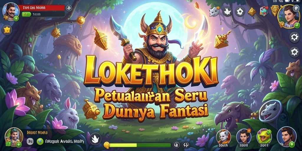 Tampilan gameplay menarik dari LOKETHOKI di tengah petualangan seru.