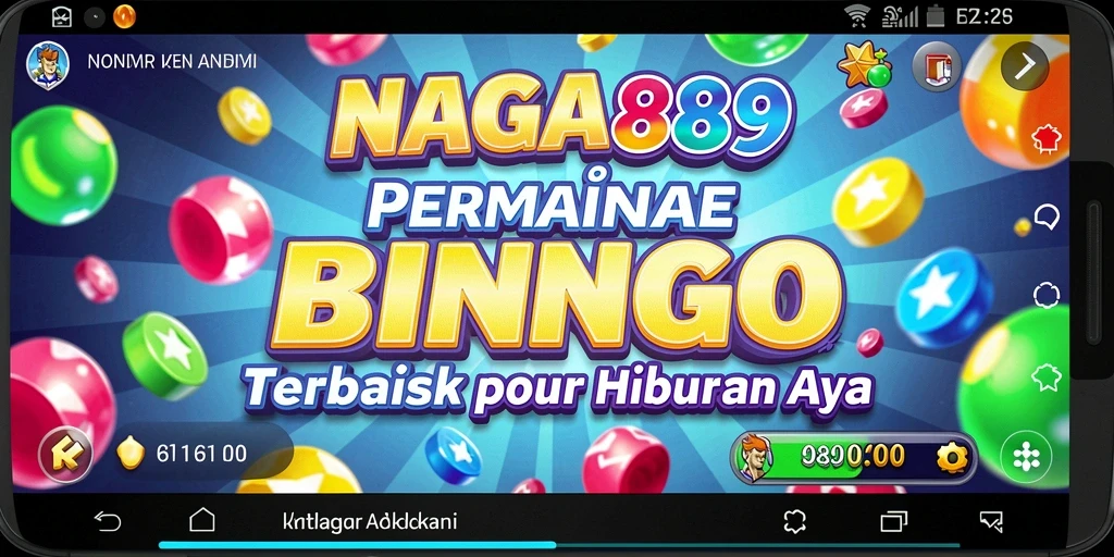 Tampilan gameplay Bingo yang seru dan interaktif di NAGA889.