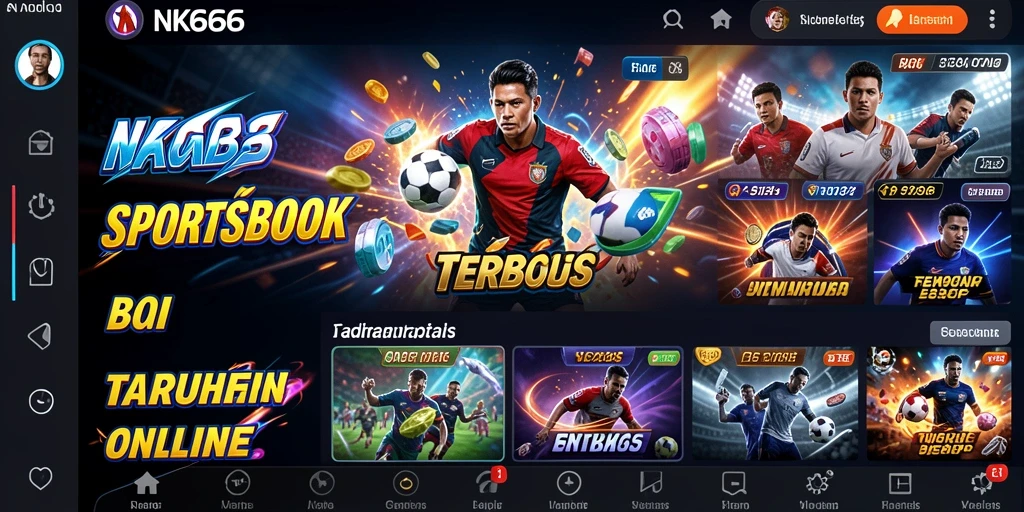 Screenshot gameplay NK666 yang menampilkan taruhan langsung yang seru.