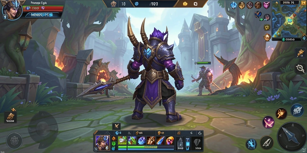Screenshot permainan PPRRYY menunjukkan aksi epic dalam dunia MMORPG.