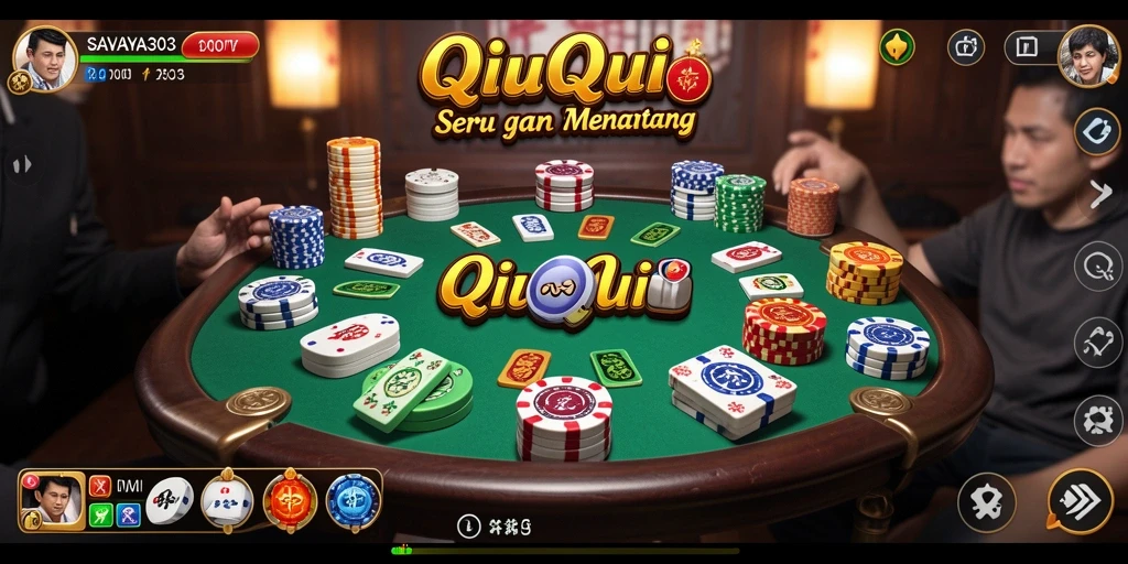 Tampilan gameplay QiuQiu yang menarik dan interaktif di SAVAYA303.