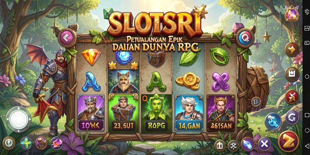 Tampilan gameplay SLOTSRI yang menakjubkan dan penuh aksi RPG.