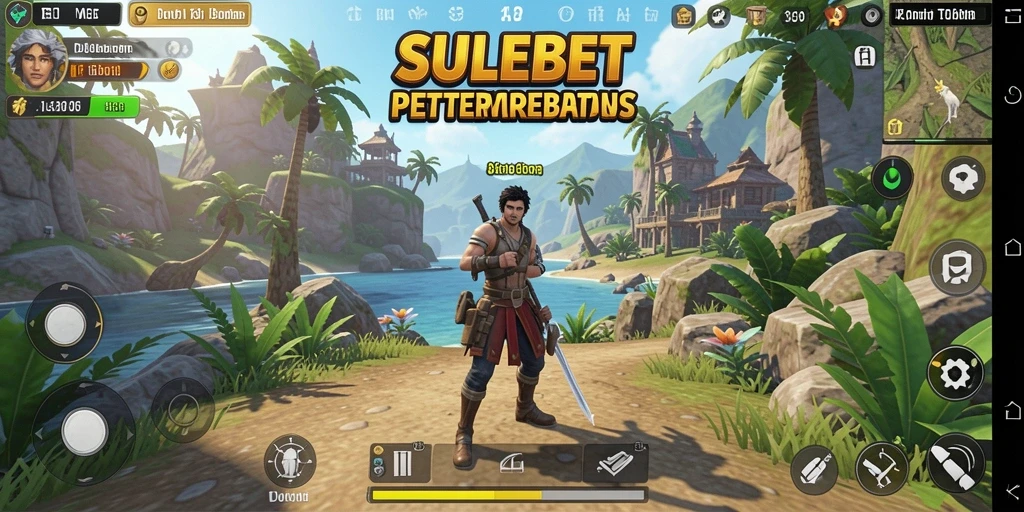 Gameplay seru SULEBET dalam dunia terbuka yang luas.