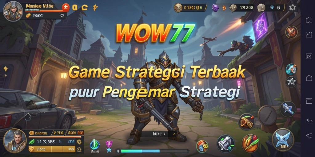 Gameplay WOW77 menunjukkan pertempuran strategi yang mendebarkan.