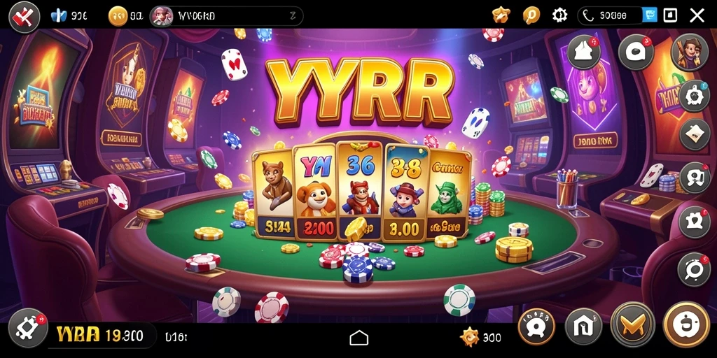 Tampilan gameplay menawan dari game Kasino YYRR.